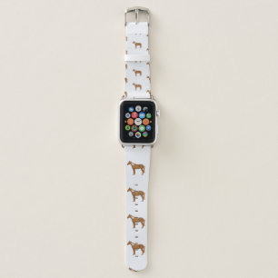 Haflinger Horse Equestrian Painting Animals Lovers Apple Watch Band