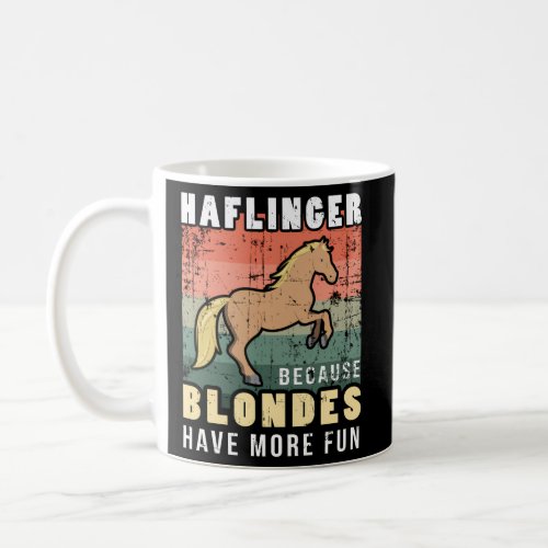 Haflinger Horse For Blonde Coffee Mug