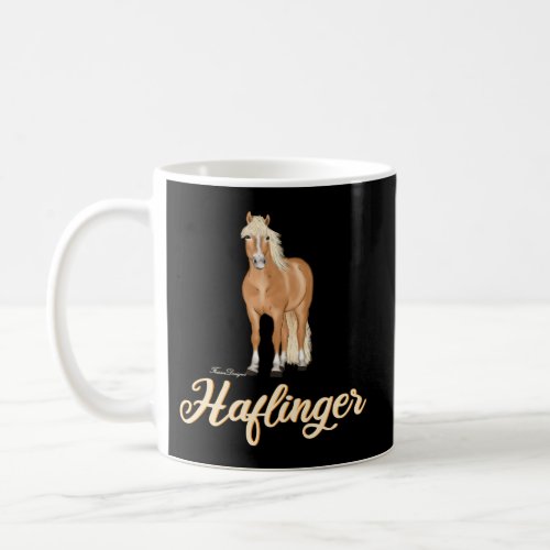 Haflinger Horse Rider Haffi Motif Coffee Mug
