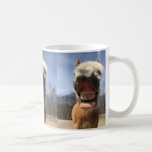 Haflinger Horse Smile Mug. Coffee Mug (Right)