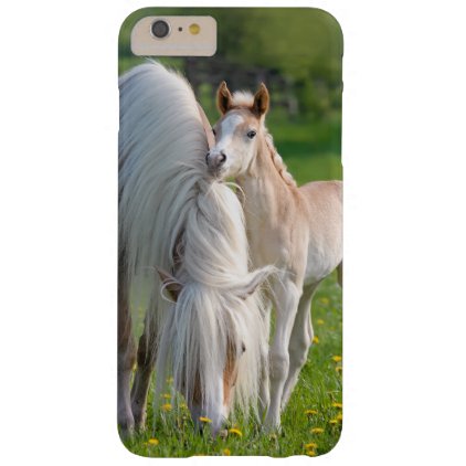 Haflinger Horses Cute Baby Foal With Mum Photo :: Barely There iPhone 6 Plus Case