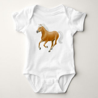 Haflinger Palomino Pony Infant One Piece Baby Bodysuit