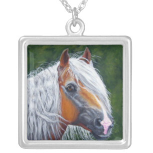 haflinger silver plated necklace