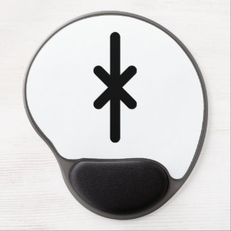 HAGALAZ Nordic rune (Hail, Transformation, Crisis) Gel Mouse Pad