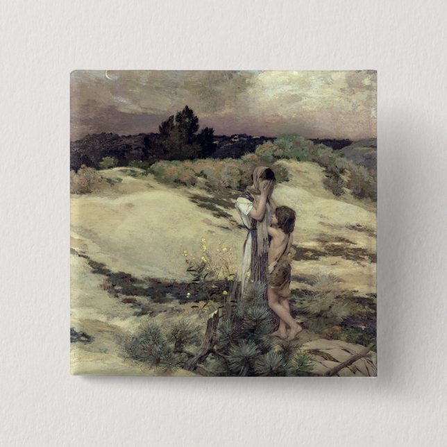 Hagar and Ishmael Button (Front)