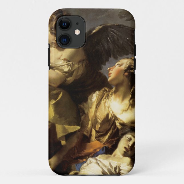 Hagar and Ismael in the Wilderness Case-Mate iPhone Case (Back)