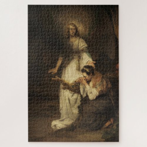 Hagar and the Angel by Carel Fabritius Jigsaw Puzzle