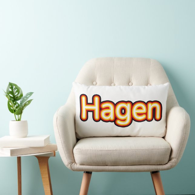 Hagen Deutschland Germany Lumbar Pillow (Chair)