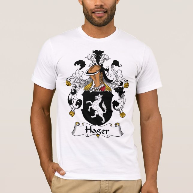 Hager Family Crest T-Shirt (Front)