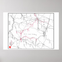 Hagerstown & Frederick Railway System Map (c 1923)