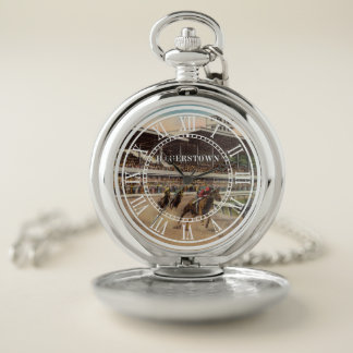 Hagerstown Horse Racing Pocket Watch