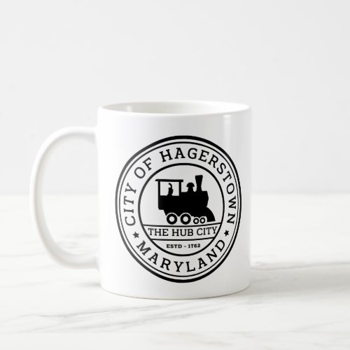 Hagerstown Hub City Train Coffee Mug