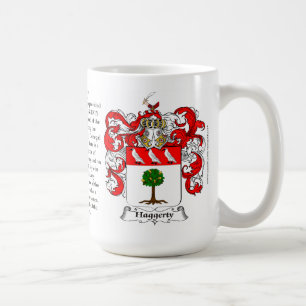 Haggerty, the Origin, the Meaning and the Crest Coffee Mug