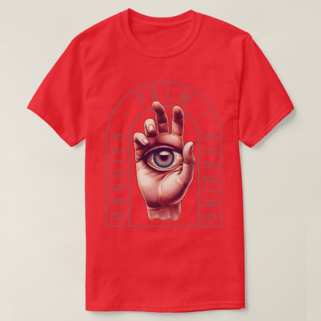 Haggies Palm Reading T-Shirt (Design Front)