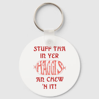 Haggis Funny Scottish Keychain