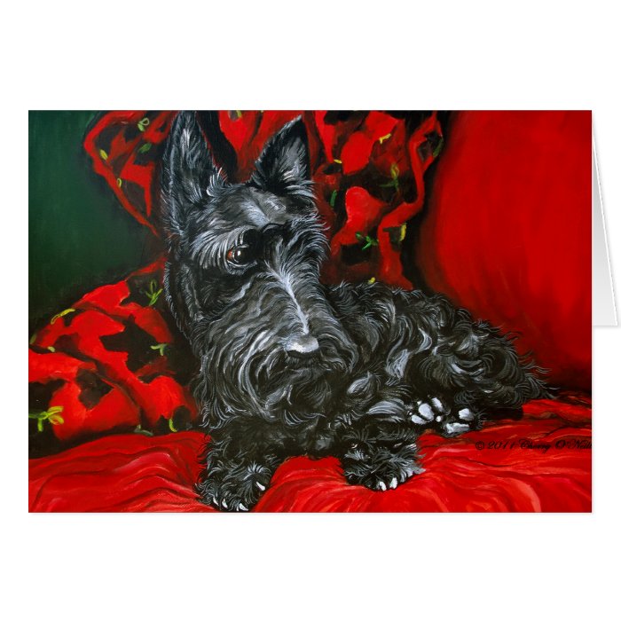 Haggis the Scottish Terrier Greeting Cards