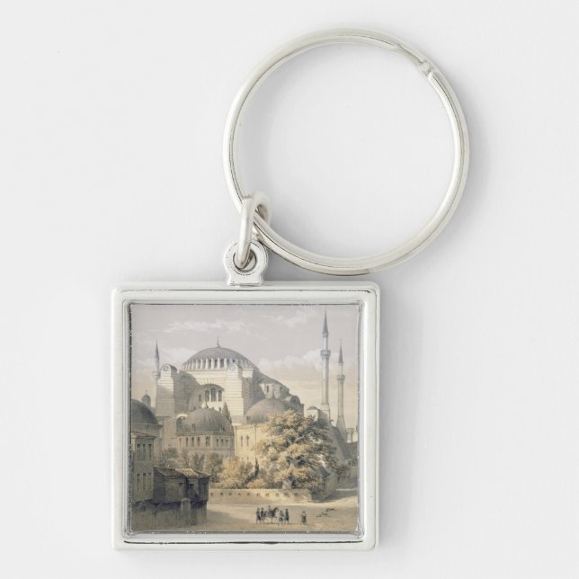 Haghia Sophia, plate 19: exterior view of the mosq Keychain (Front)