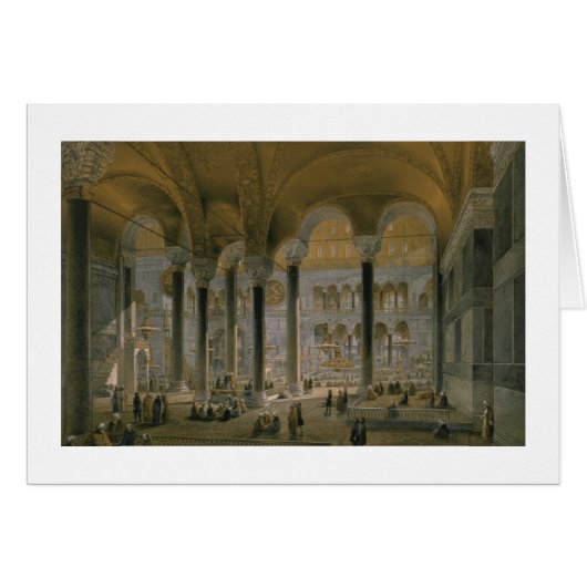 Haghia Sophia, plate 6: the north nave, engraved b (Front Horizontal)