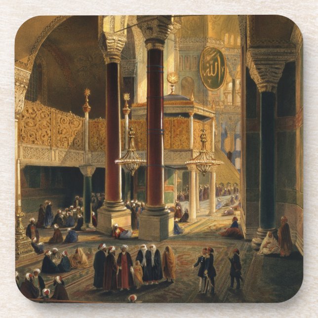 Haghia Sophia, plate 8: the Imperial Gallery and b Beverage Coaster (Front)