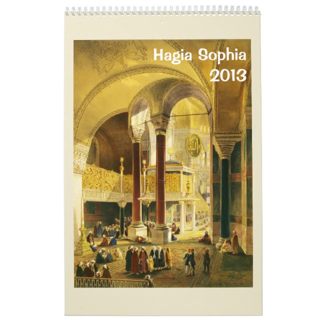 Hagia Sophia 2013 Wall Calendar (Cover)