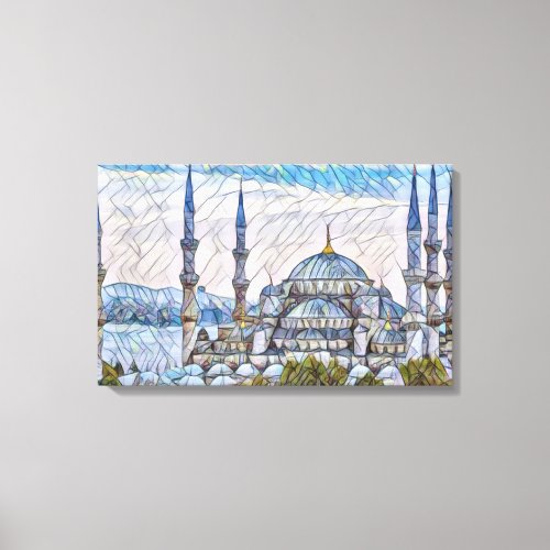 Hagia Sophia by Mirsat Karabel Canvas Print