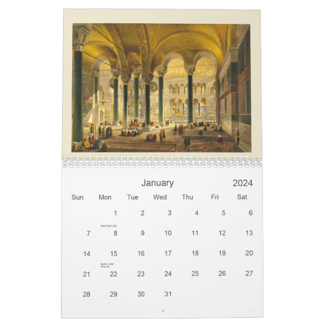 Hagia Sophia Calendar Zazzle