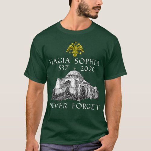 Hagia Sophia Church Museum Roman Byzantine Icons T_Shirt