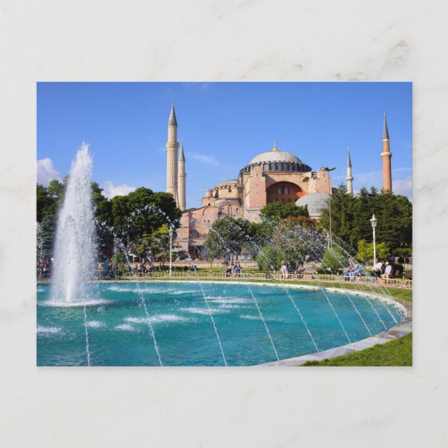 Hagia Sophia in Istanbul Postcard (Front)