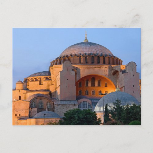 Hagia Sophia in Istanbul Postcard