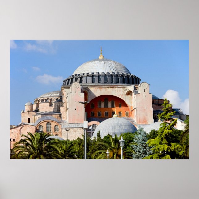 Hagia Sophia in Istanbul Poster (Front)