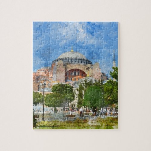 Hagia Sophia in Sultanahmet Istanbul Jigsaw Puzzle