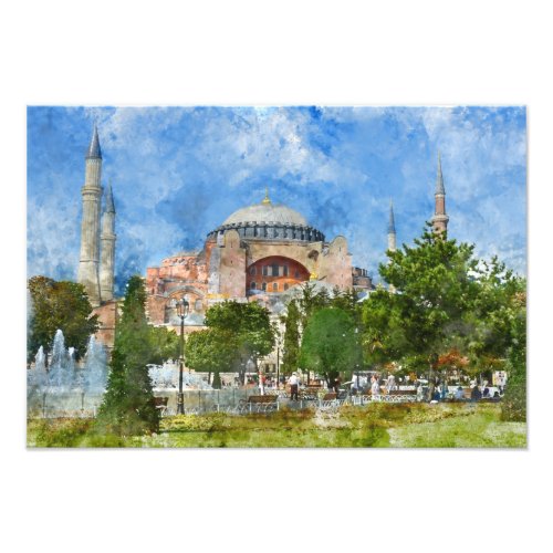 Hagia Sophia in Sultanahmet Istanbul Photo Print