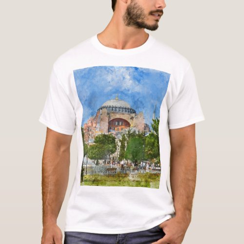 Hagia Sophia in Sultanahmet Istanbul T_Shirt