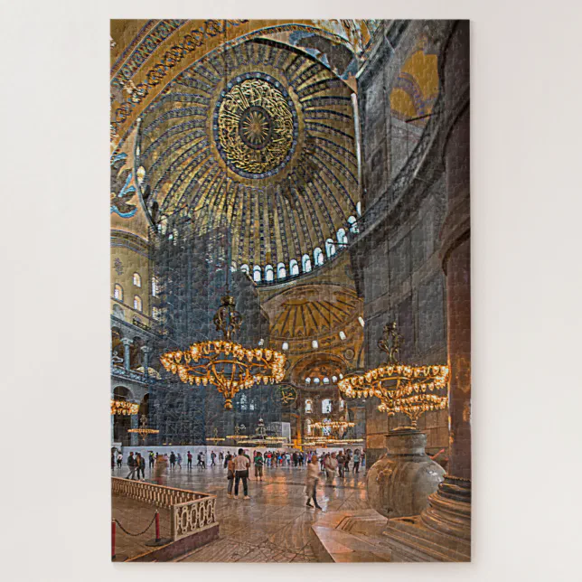 Hagia Sophia. Interior design. Jigsaw Puzzle | Zazzle