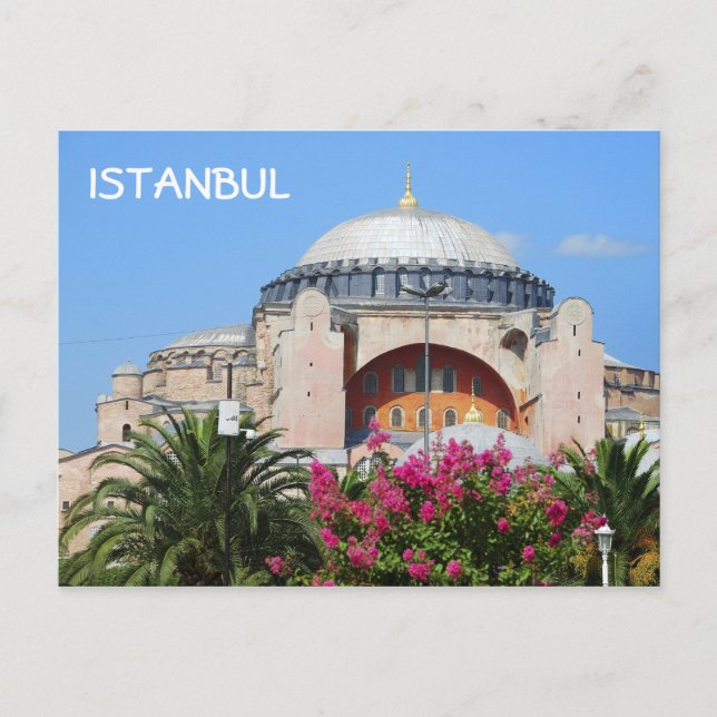 Hagia Sophia, Istanbul Postcard (Front)