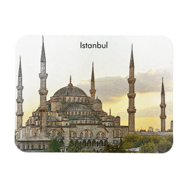 Hagia Sophia Istanbul Turkey Architecture Magnet (Horizontal)