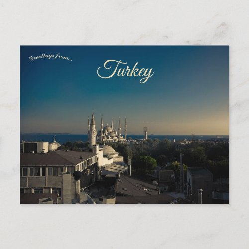 Hagia Sophia Istanbul Turkey Postcard