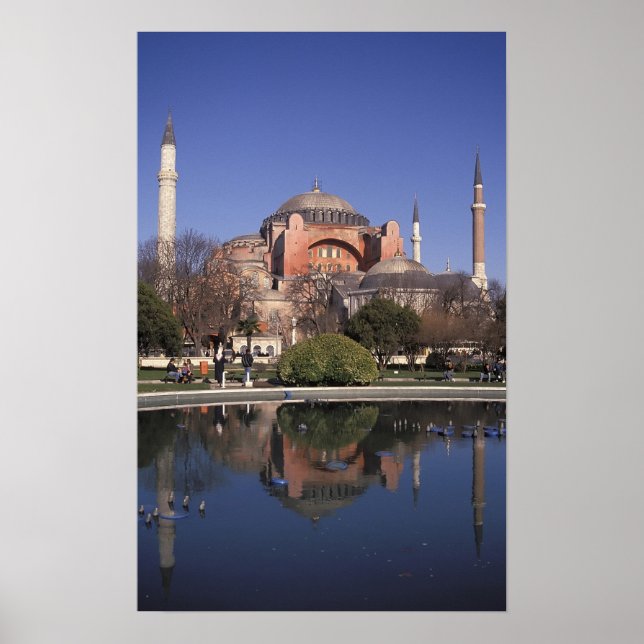 Hagia Sophia, Istanbul, Turkey Poster (Front)