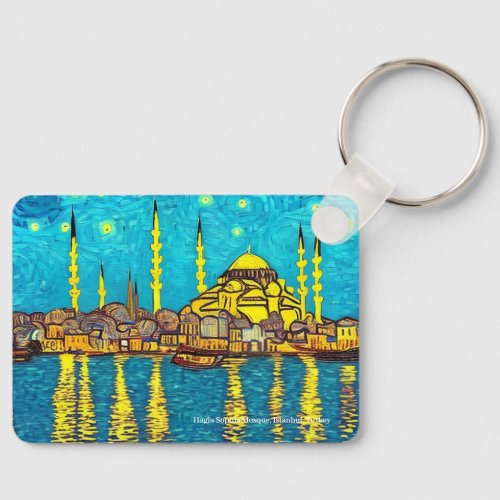 Hagia Sophia Mosque Istanbul on a key ring