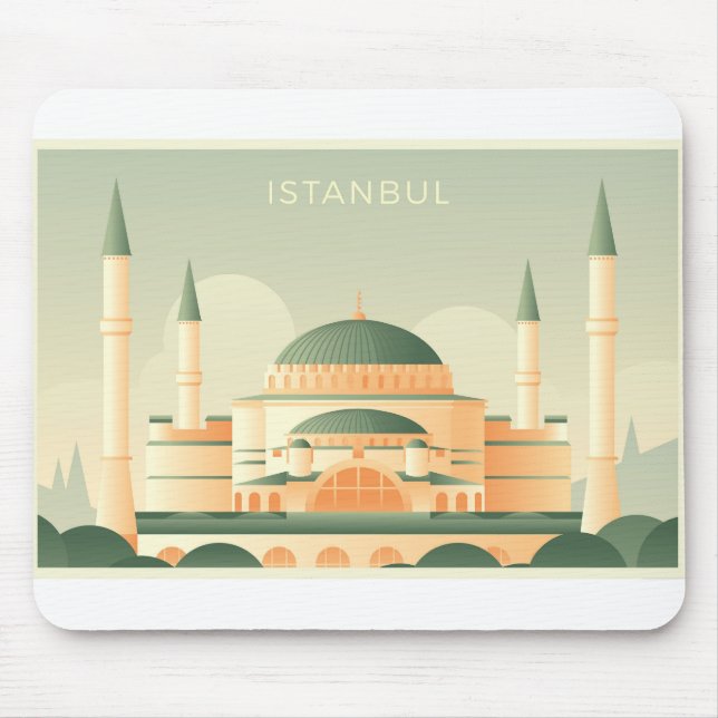  Hagia Sophia Turkey  Mouse Pad (Front)