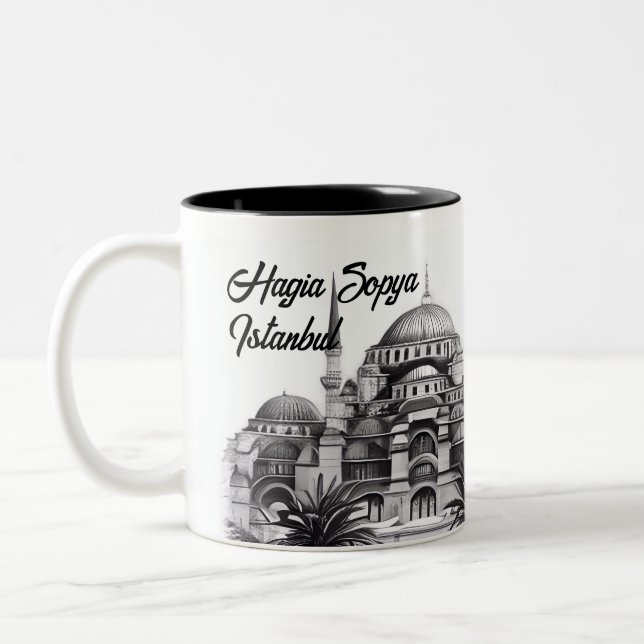Hagia Sopya in Istanbul Turkey Mug (Left)