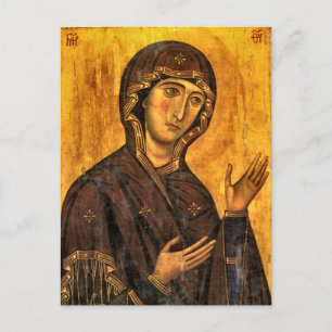 Hagiosoirtissa Theotokos Orthodox Christian Icon Postcard