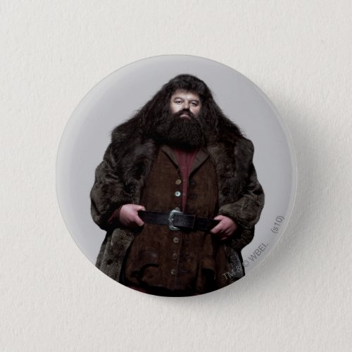Hagrid and Dog Pinback Button