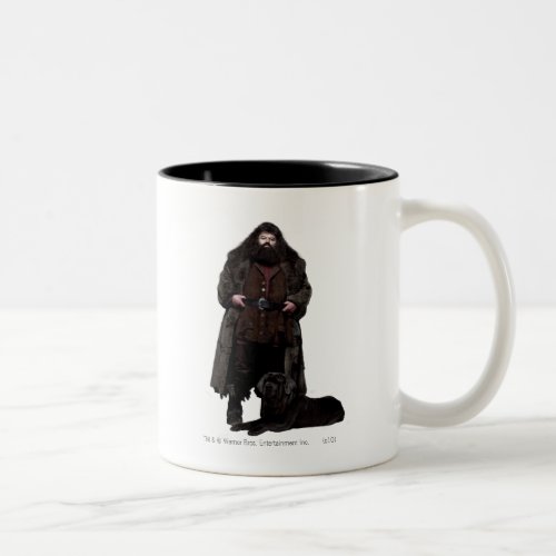 Hagrid and Dog Two_Tone Coffee Mug