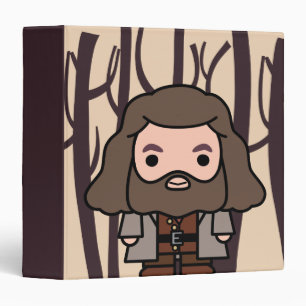 Hagrid Cartoon Character Art 3 Ring Binder
