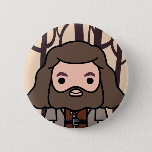 Hagrid Cartoon Character Art Pinback Button