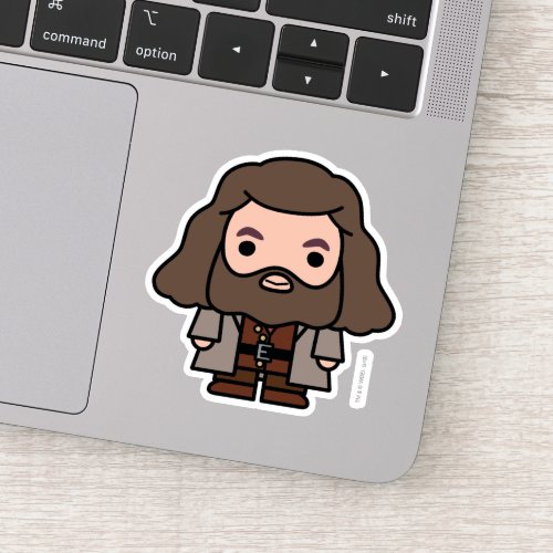 Hagrid Cartoon Character Art Sticker