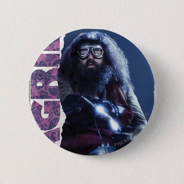 Hagrid Pinback Button (Front)