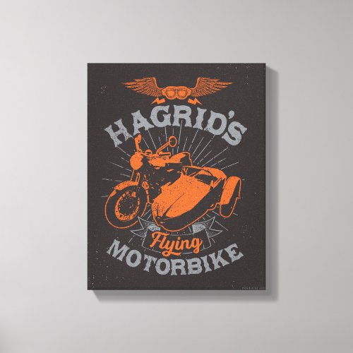 Hagrids Flying Motorbike Canvas Print