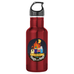 Hags with Nags Water Bottle RED